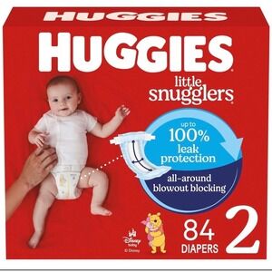 Huggies Little Snugglers Size 2 Baby Diapers 84 Count Disney Winnie the Pooh